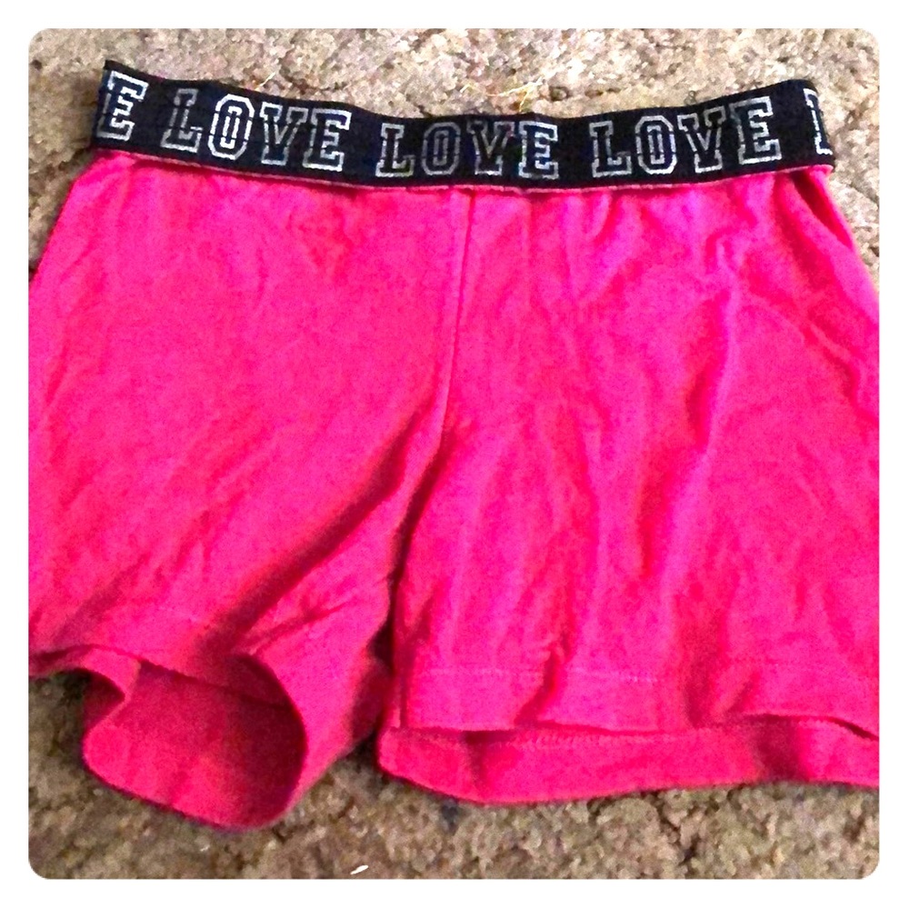 I’m selling cute LOVE shorts